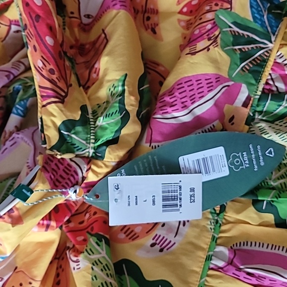 FARM RIO Beaks & Bananas Cotton Maxi Dress - Picture 11 of 12